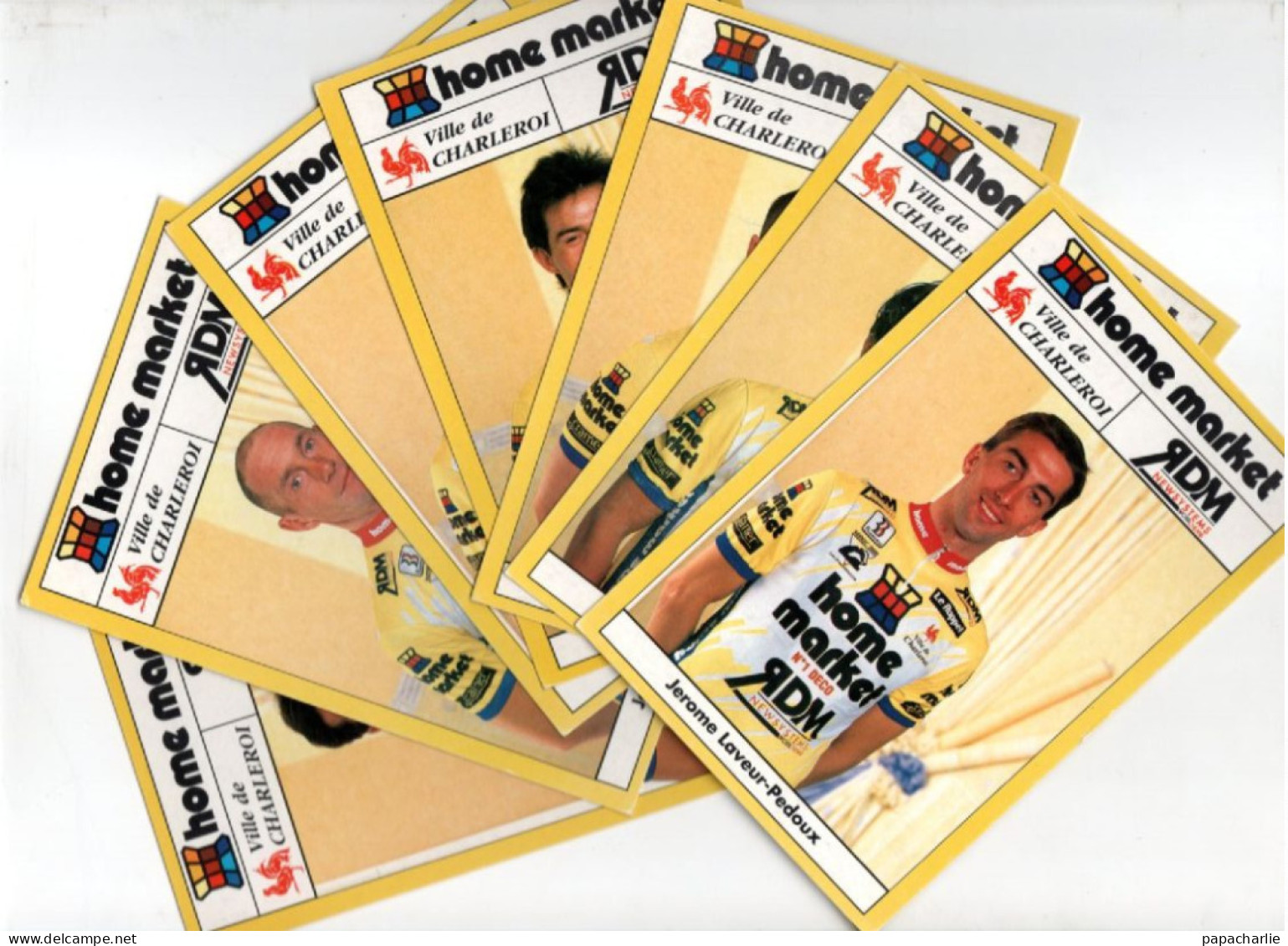 Cycling Ciclismo Cyclisme Vélo 7 Cartes Equipe Cycliste Home Market RDM 1998 - Cyclisme