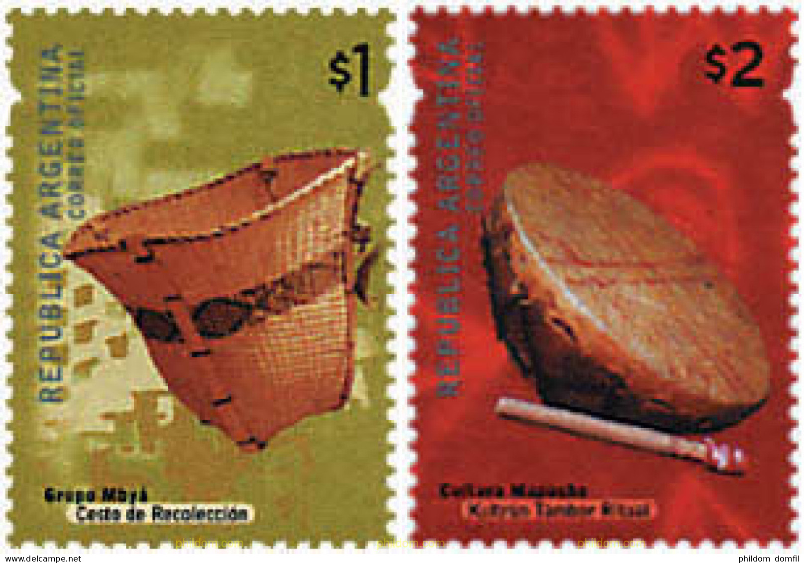 730672 MNH ARGENTINA 2000 OBJETOS TRADICIONALES - Unused Stamps