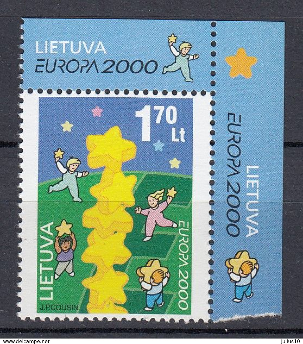 LITHUANIA 2000 Europa MNH(**) Mi 730 #Lt1068 - Litauen