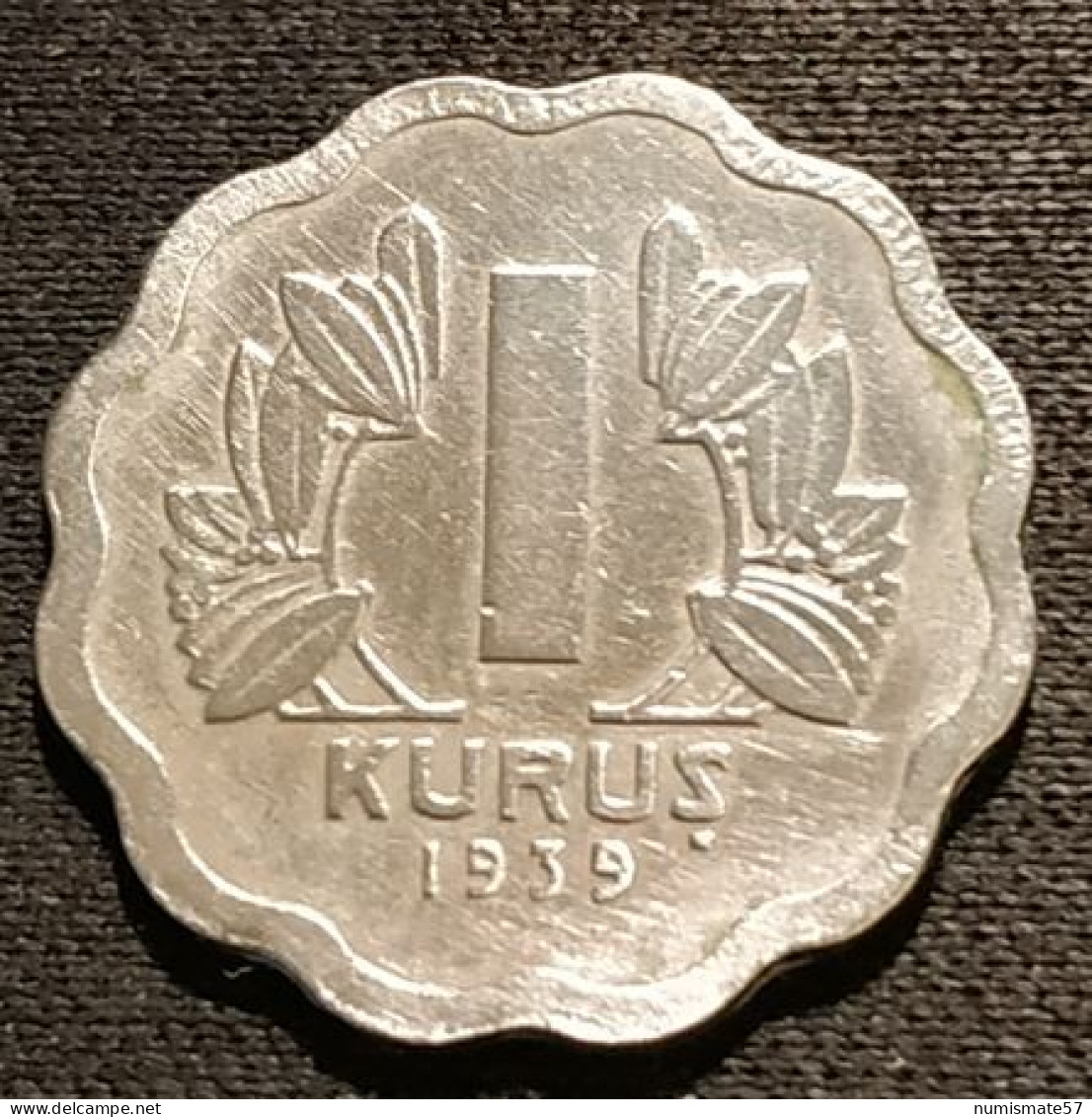 TURQUIE - TURKEY - 1 KURUS 1939 - KM 867 - Turkije