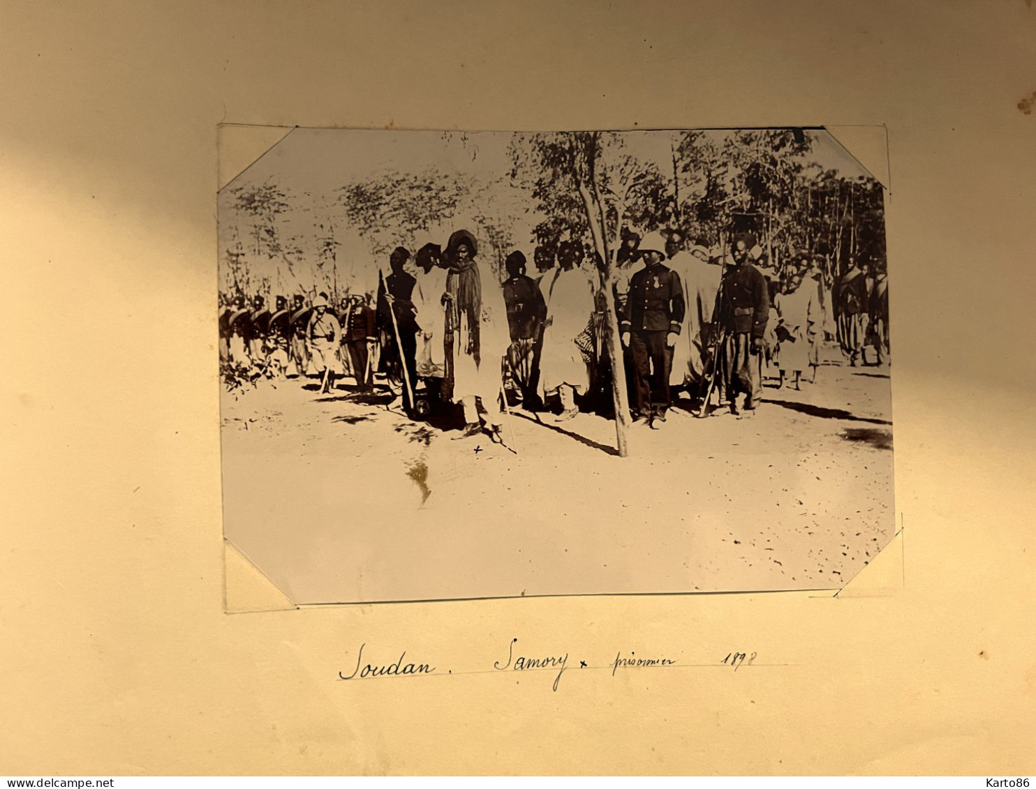 Sudan * RARE Grande Photo Albuminée 1898 * SAMORY TOURE Fait Prisonnier ! * Soudan Samory Touré * 17x12cm - Soedan