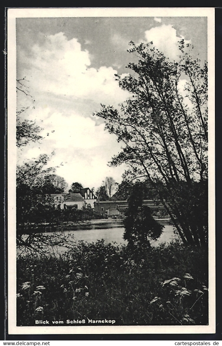 AK Prötzel, Blick Vom Schloss Harnekop Auf Flussufer  - Andere & Zonder Classificatie