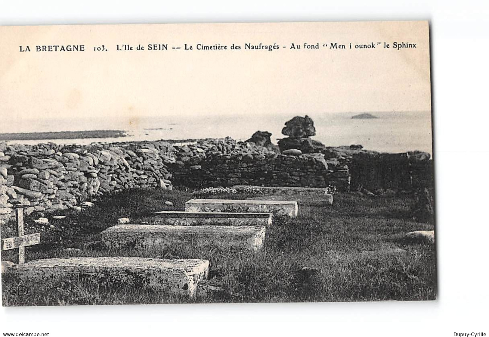 L'ILE DE SEIN - Le Cimetière Des Naufragés - Très Bon état - Ile De Sein