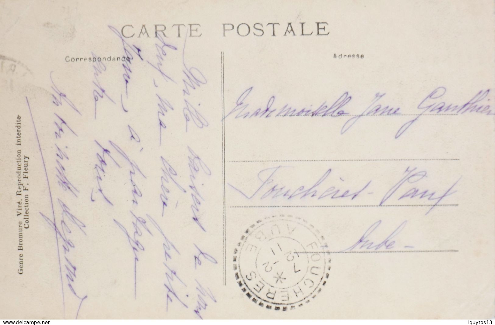 CPA. [75] > TOUT PARIS > N° 1877 - La Bourse , Rue Du Quatre-Septembre - (IIe Arrt.) - 1911 - Coll. F. Fleury - TBE - Paris (02)
