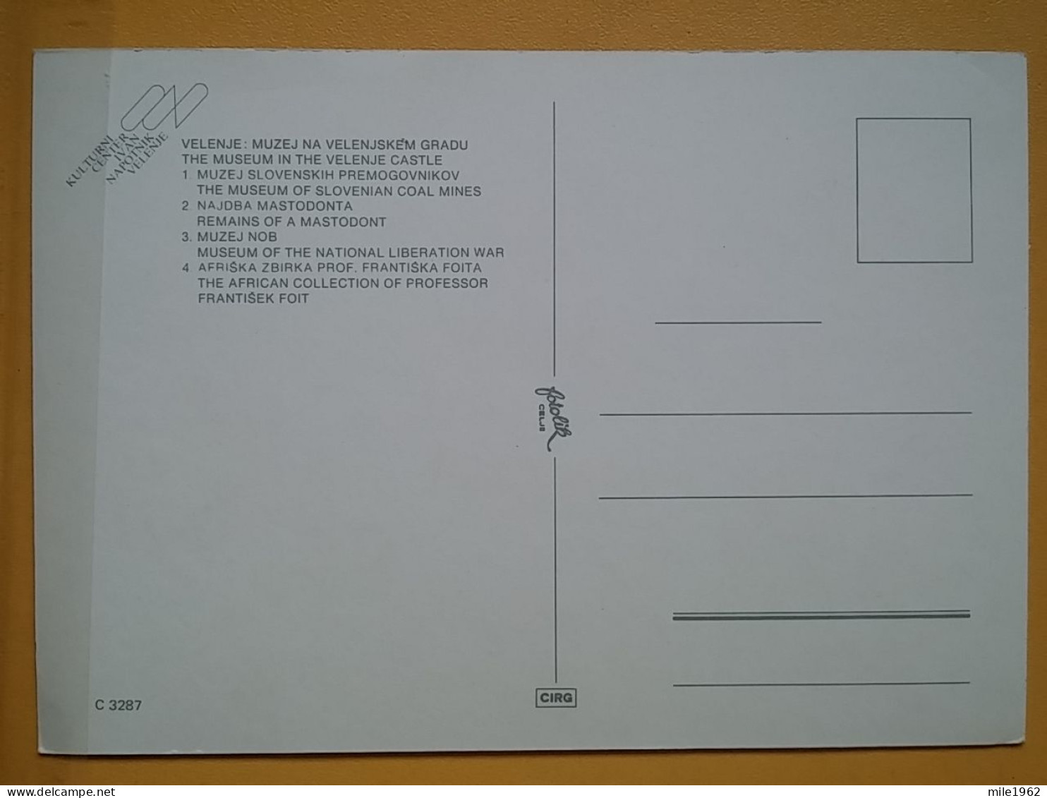 KOV 506-27 - MAMMOTH, MAMMOUTH, VELENJE, SLOVENIA, MUSEUM, MUSEE - Other & Unclassified