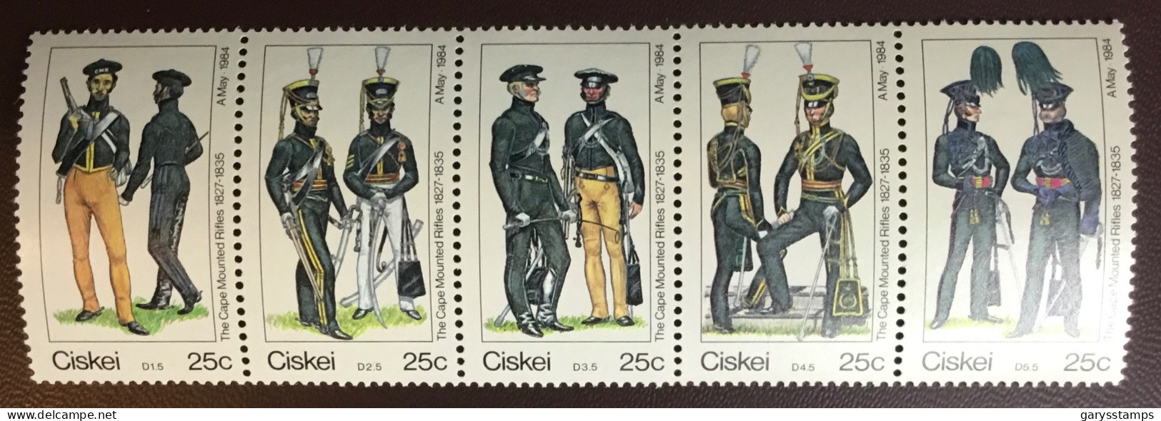 Ciskei 1984 Military Uniforms MNH - Ciskei