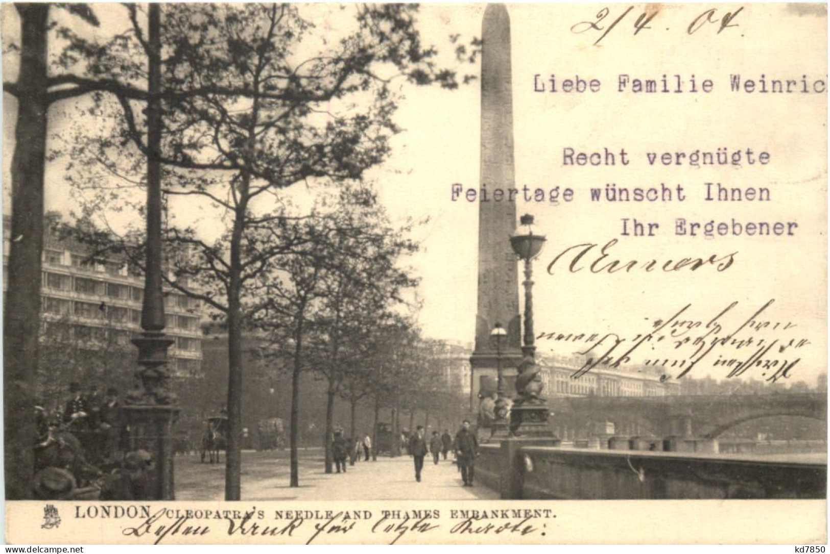 London - Cleopatras Needle - Sonstige & Ohne Zuordnung