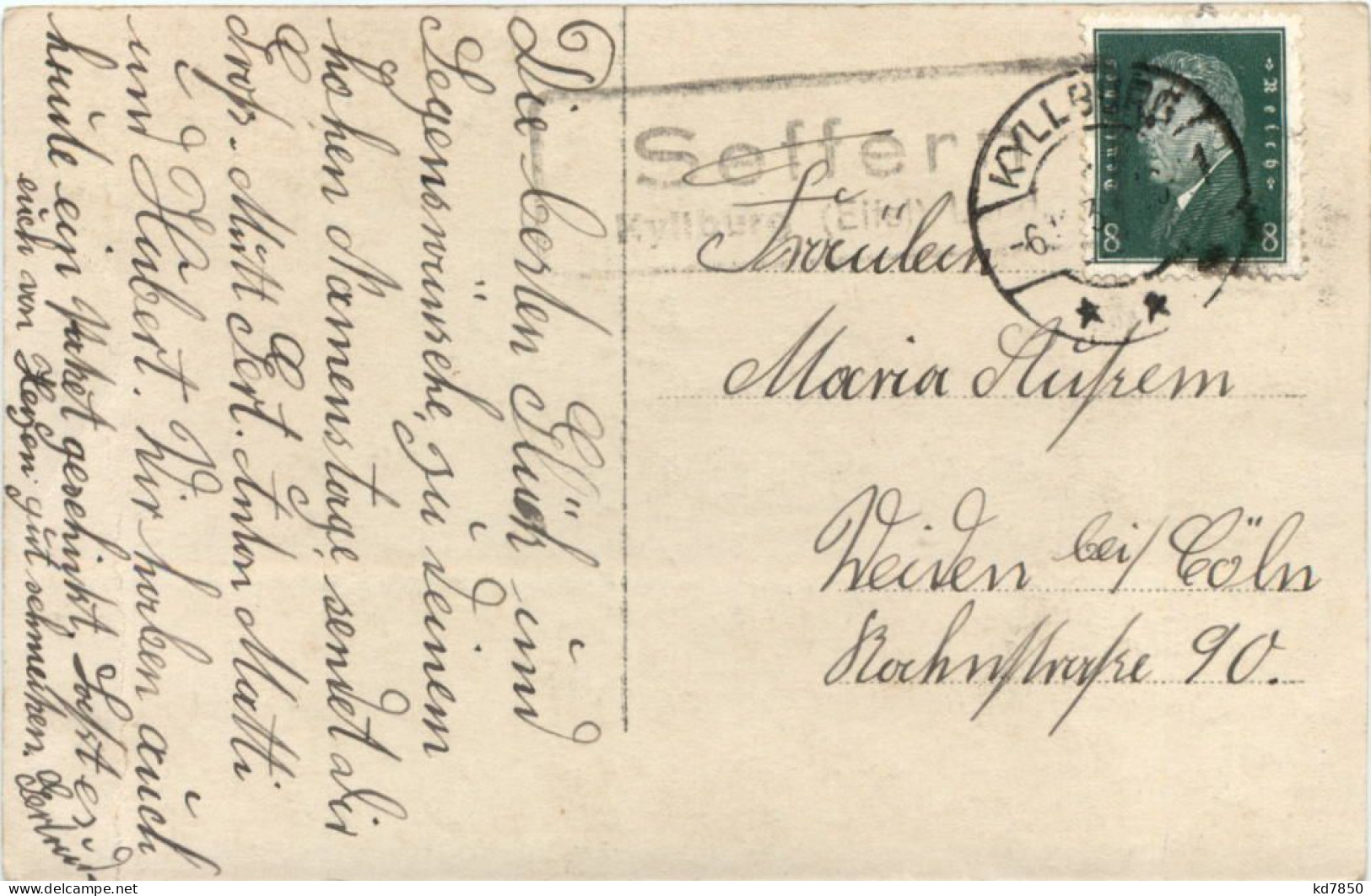 Namenstag - Landpoststempel Seffern - Other & Unclassified