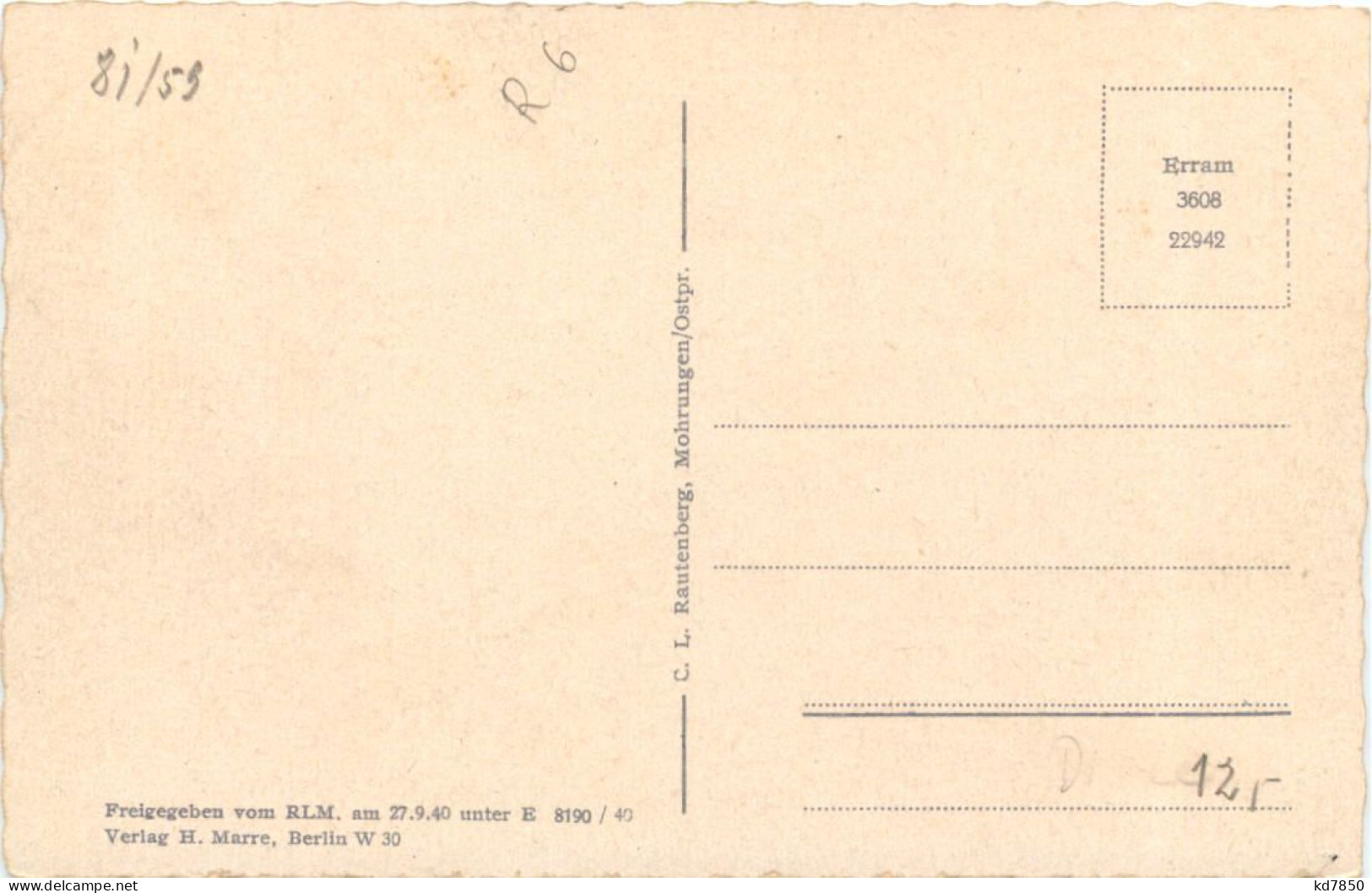 Ostpreussen - Geneigte Ebene Buchwalde - Ostpreussen