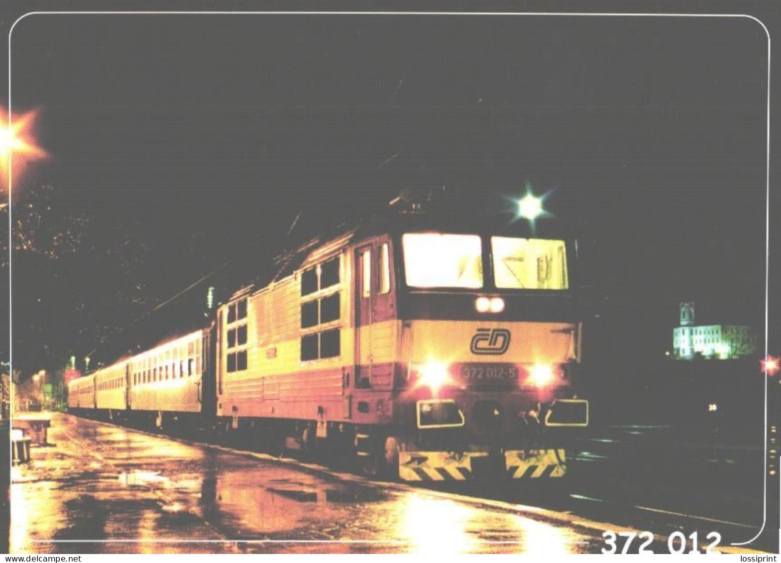 Train, Railway, Electric Locomotive 372 012-5 - Trenes