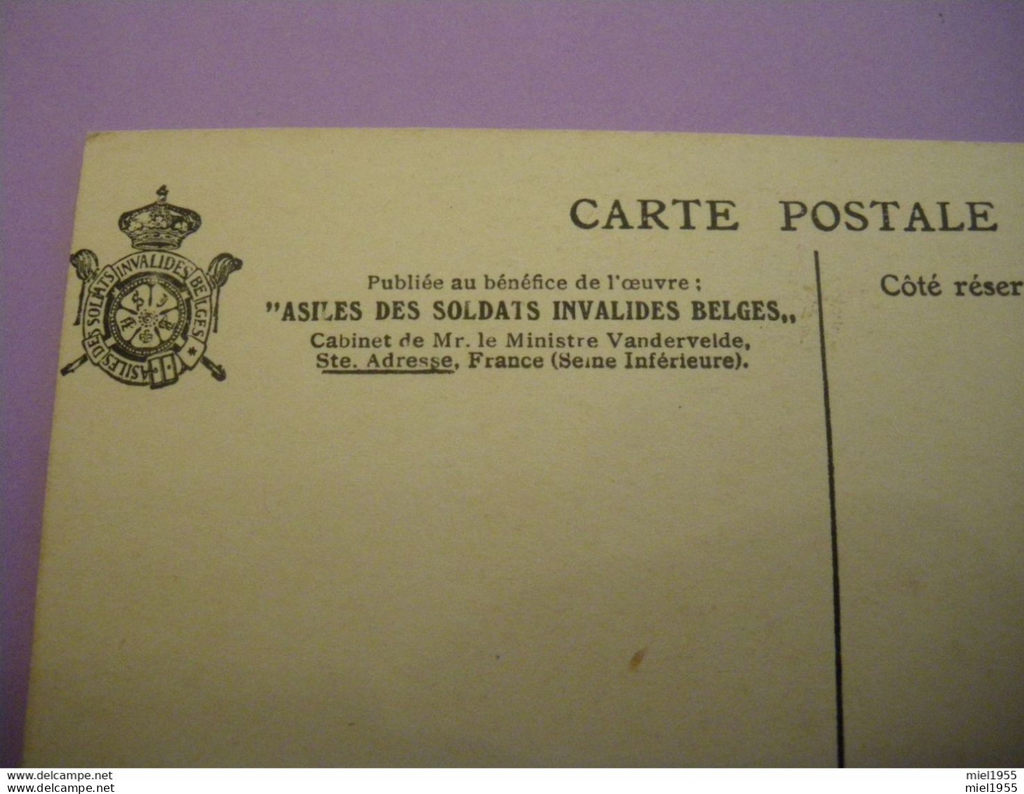 WW1 Armée Belge Henri ANSPACH  Travail Au Dépôt De Secteur Emile VANDERVELDE (6 Photos) - Guerra 1914-18