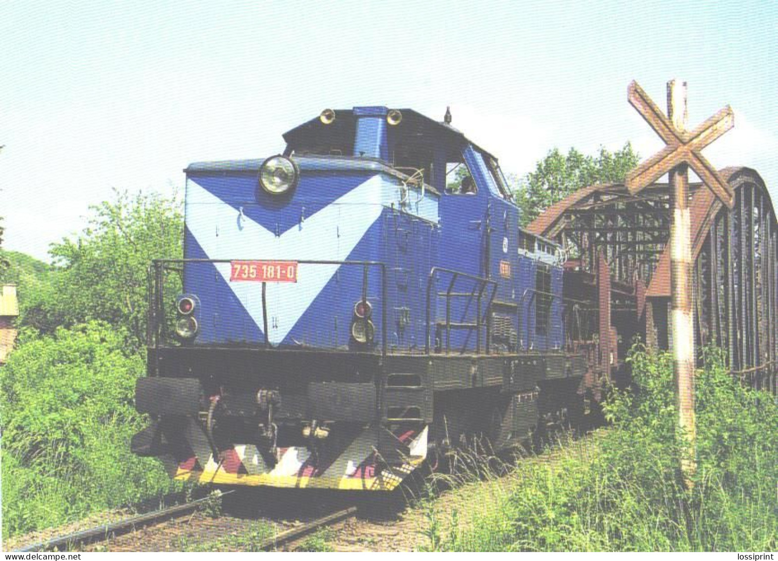 Train, Railway, Locomotive 735 181-0 - Trains