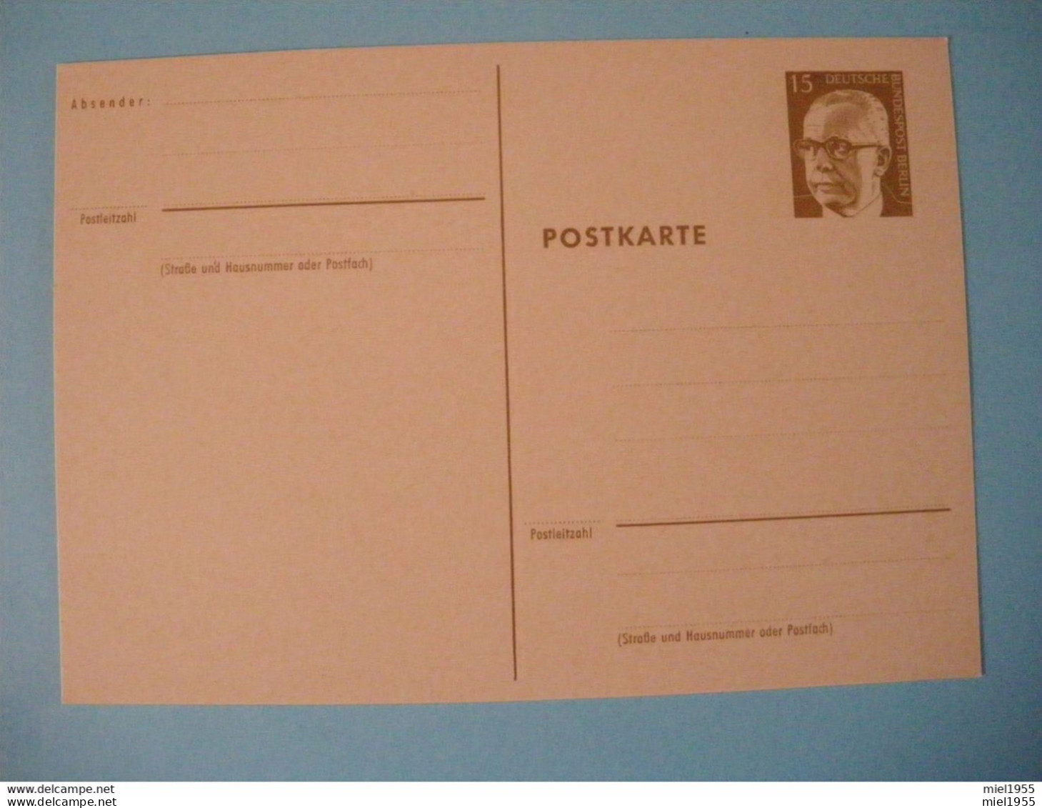 Deutsche Bundespost Berlin Lot De 4 Cartes Postales Pré-timbrées (5 Photos) Voir Description - Postkaarten - Ongebruikt