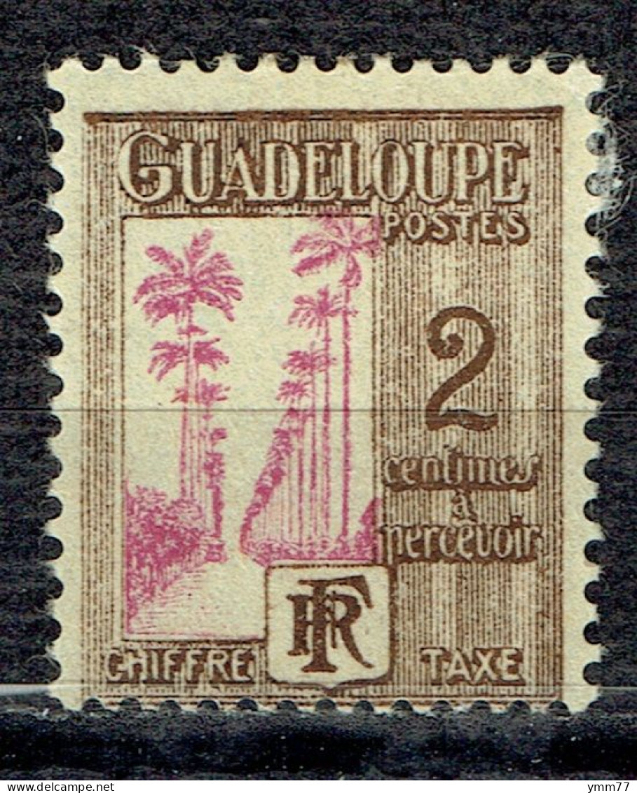 Timbre Taxe. Allée Dumanoir à Capesterre - Postage Due