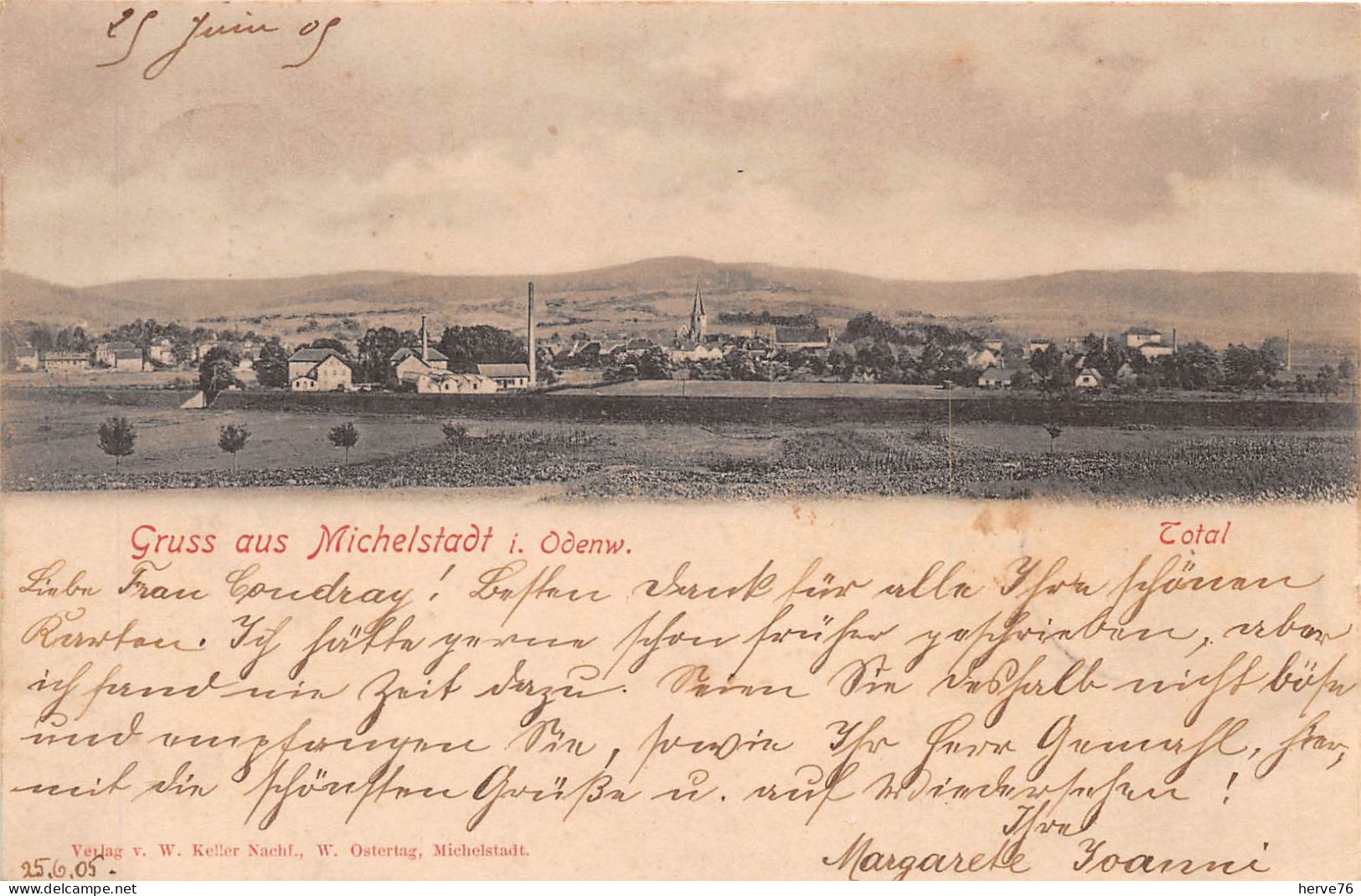 ALLEMAGNE - Gruss Aus MICHELSTADT I. Odenw - Vue Générale - Michelstadt