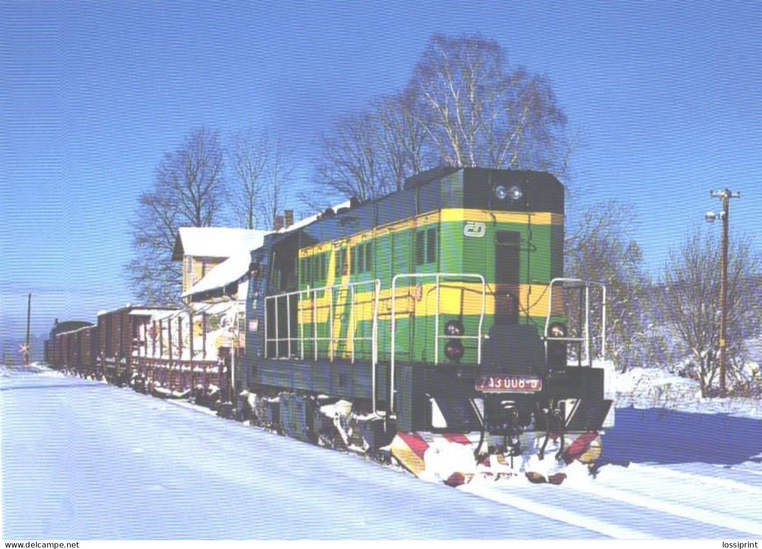 Train, Railway, Dieselelectric Locomotive  743 008-5 - Eisenbahnen