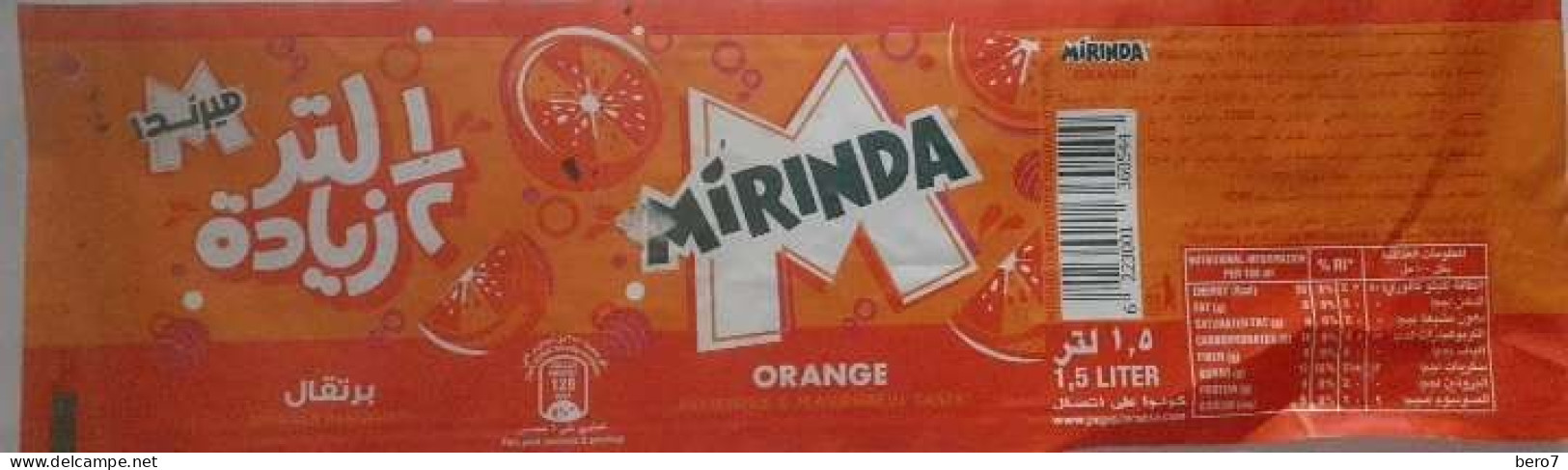 EGYPT  Mirinda 1.5L (Egypte) (Egitto) (Ägypten) (Egipto) (Egypten) - Andere & Zonder Classificatie