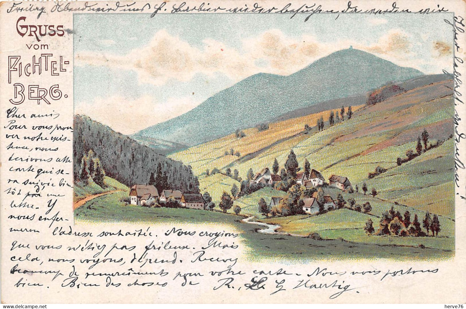 ALLEMAGNE - Gruss Vom FICHTELBERG - Litho - Montagne - Other & Unclassified