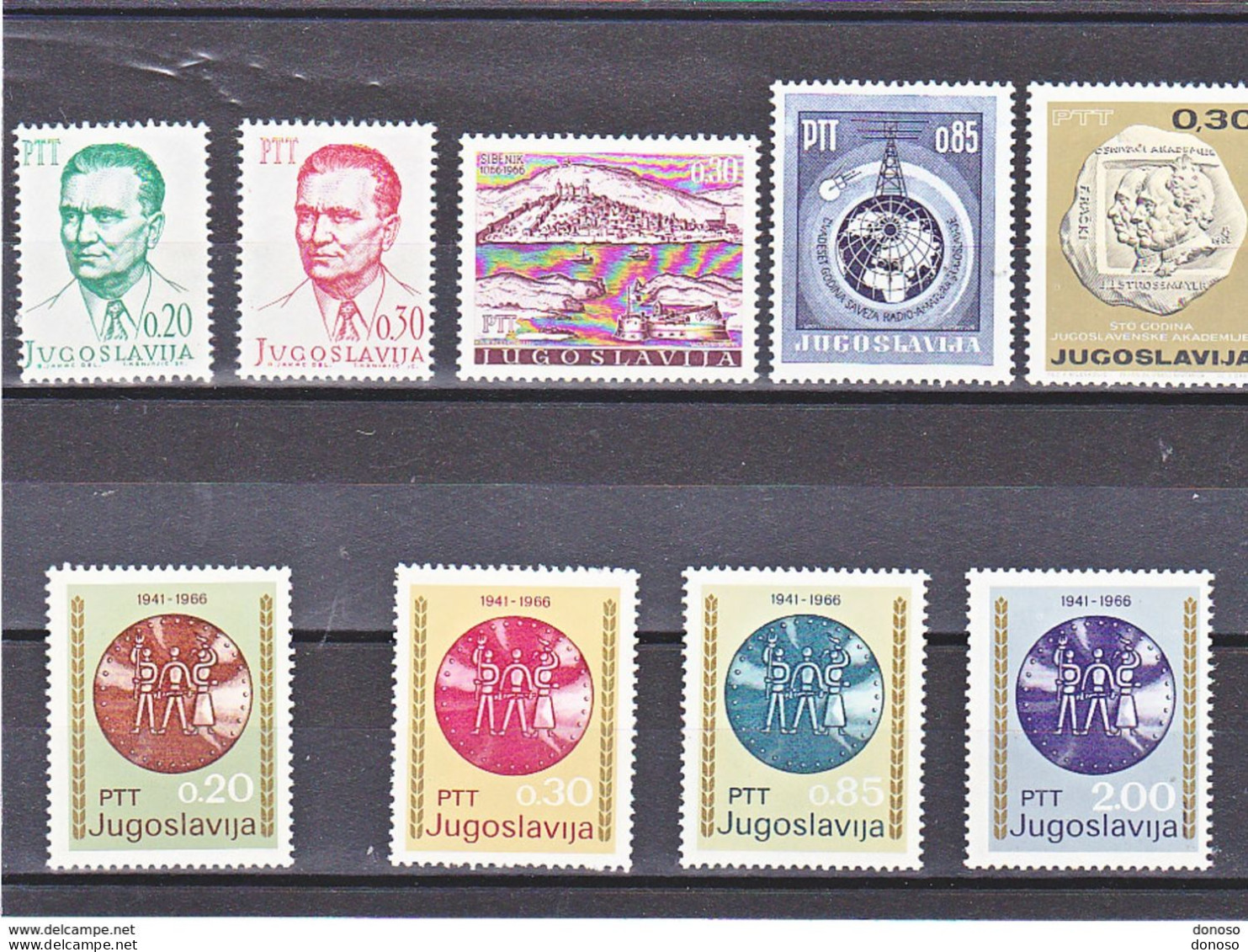 YOUGOSLAVIE 1966 Yvert 1042-1043 + 1050 + 1062-1067 NEUF** MNH Cote 4,50 Euros - Ungebraucht