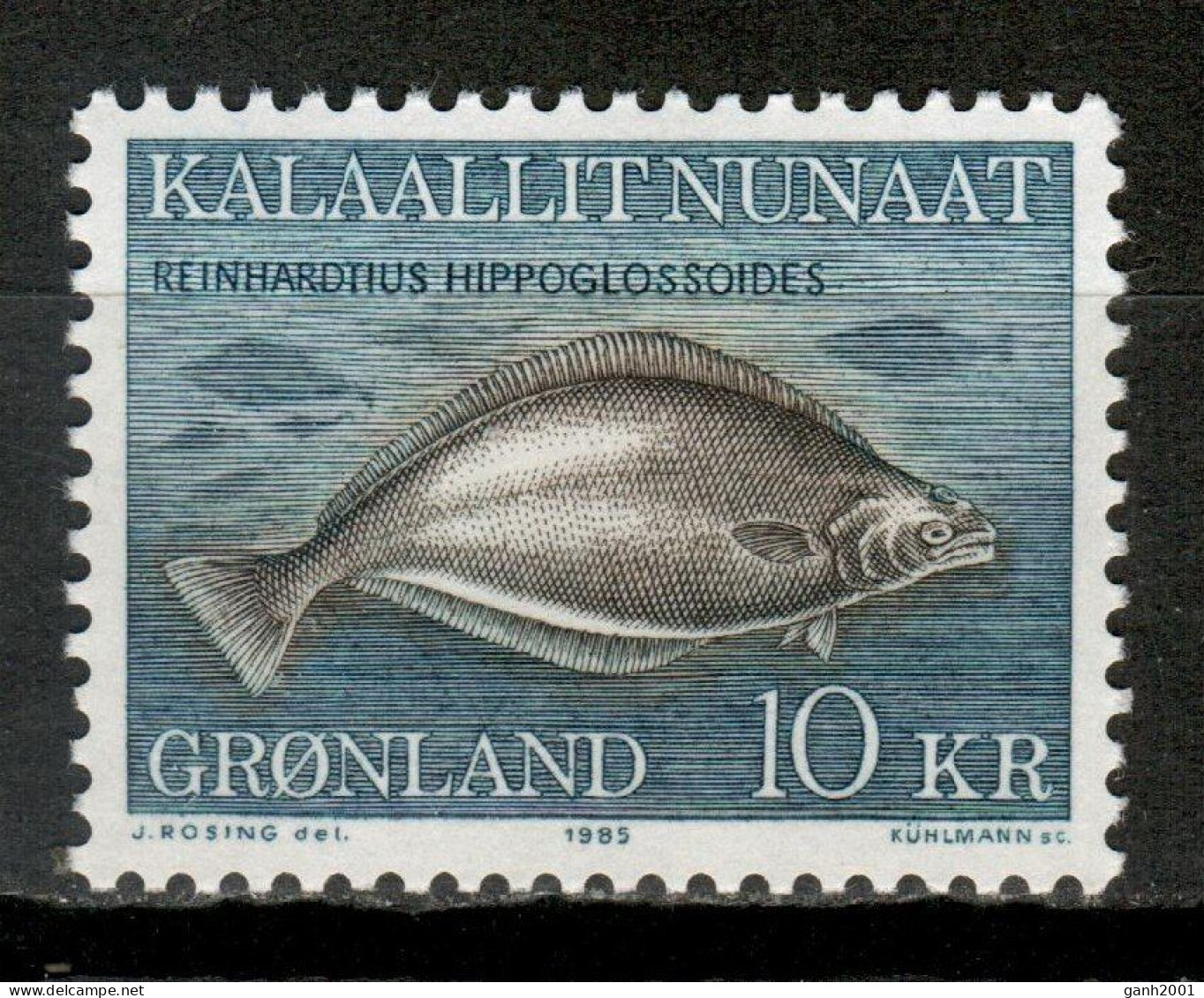 Greenland 1985 Groenlandia / Fish Fishes MNH Fische Peces Poisson / Cu17615  33-36 - Vissen