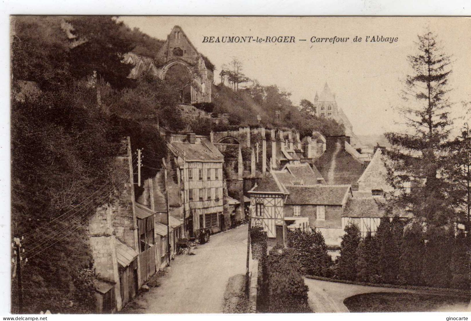 Beaumont Le Roger Carrefour De L'abbaye - Beaumont-le-Roger