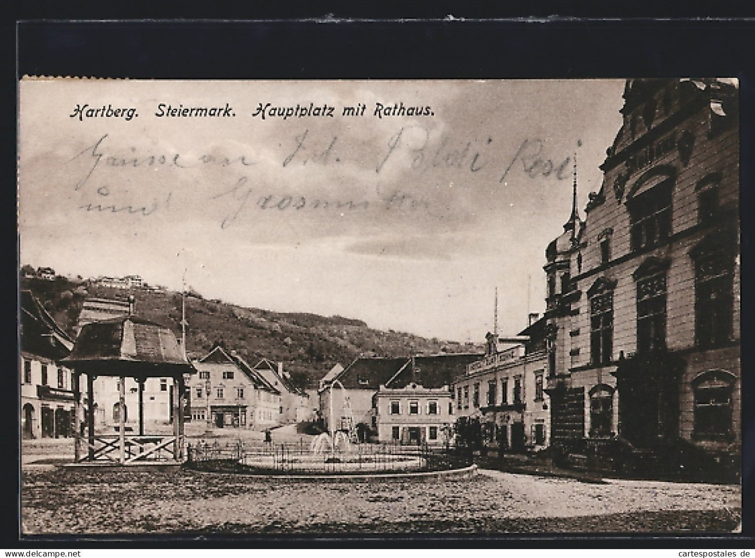 AK Hartberg /Steiermark, Hauptplatz Mit Rathaus  - Other & Unclassified