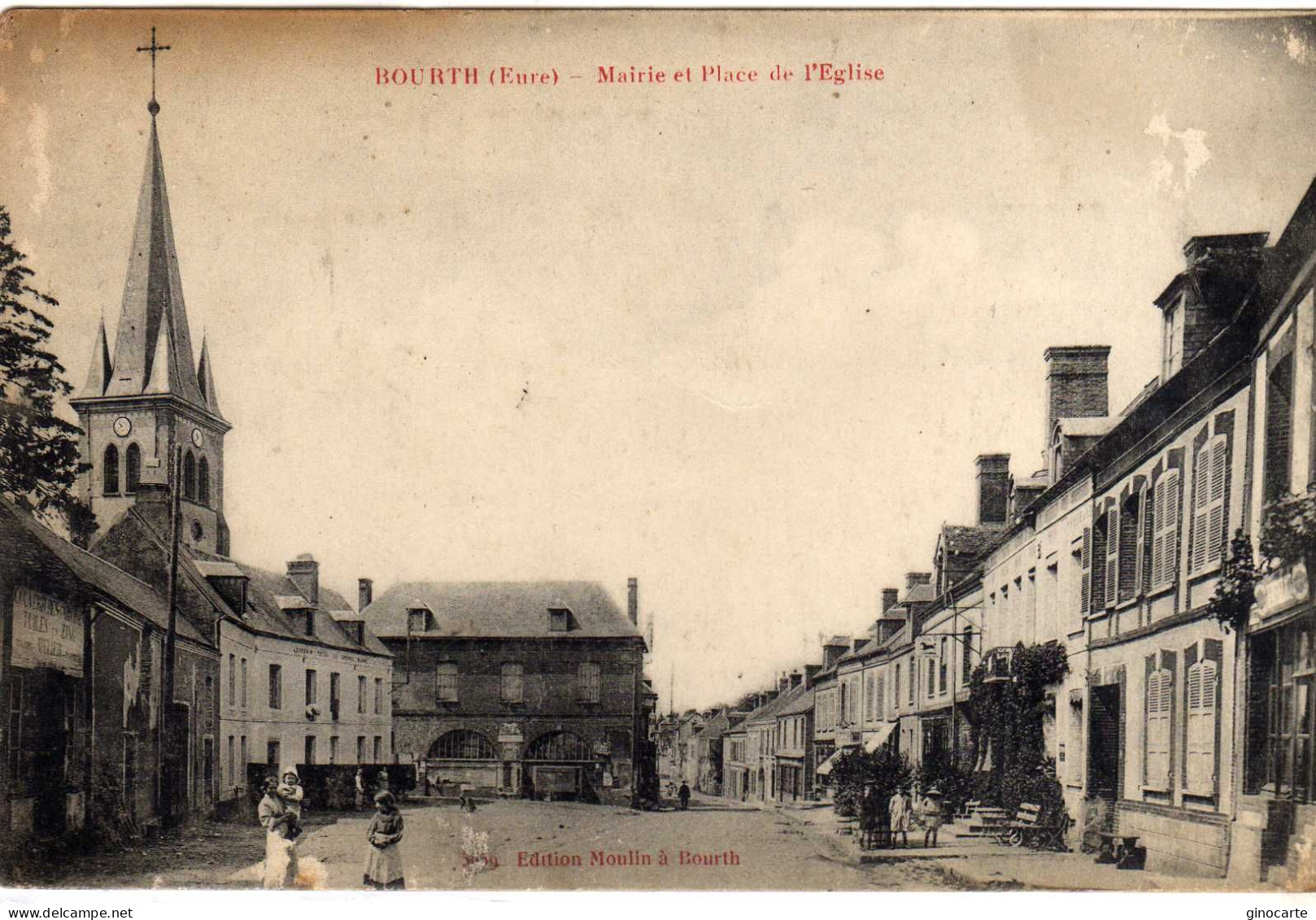 Bourth Mairie Et Place De L'eglise En L'etat - Other & Unclassified