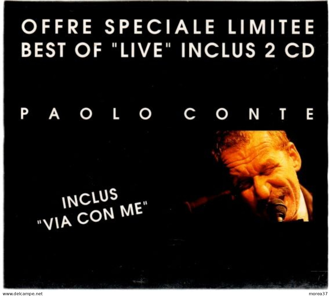 PAOLO CONTE  Best Of Live   2Cds    (CD 03) - Other - Italian Music