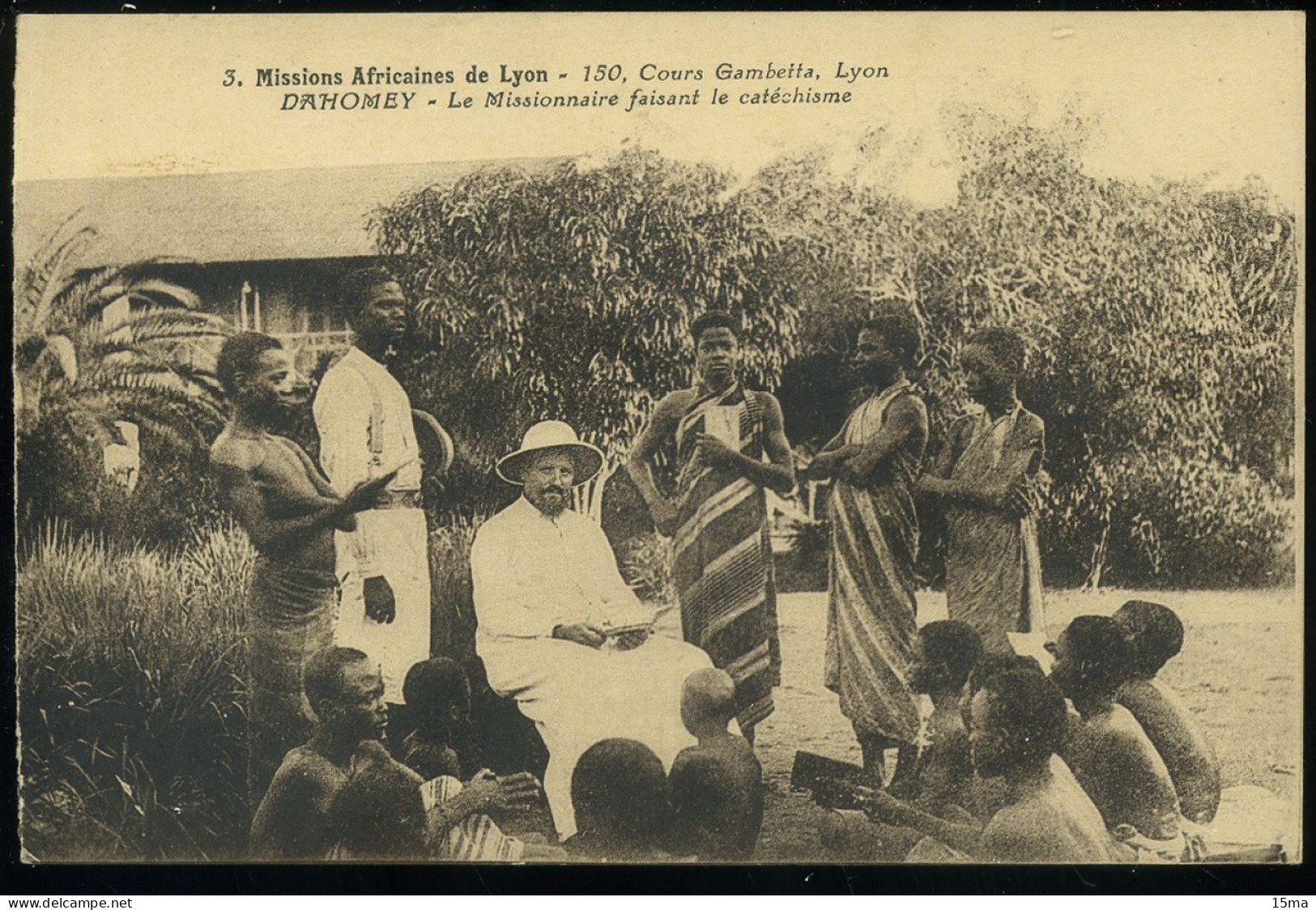 Dahomey Le Missionnaire Faisant Le Catéchisme Missions Africaines De Lyon - Dahomey