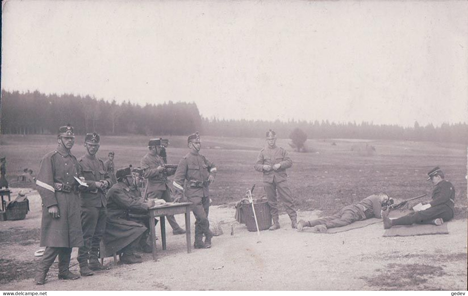 Armée Suisse, Tir En Campagne, Chalet à Gobet ? (1502) - Manoeuvres