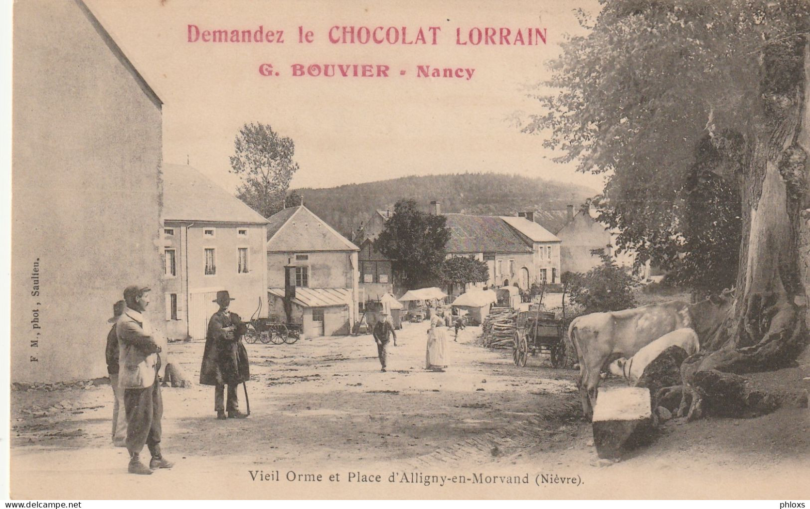 Alligny-en-Morvan /58/ Vieil Orme Et Place / Réf:fm4065 - Altri & Non Classificati