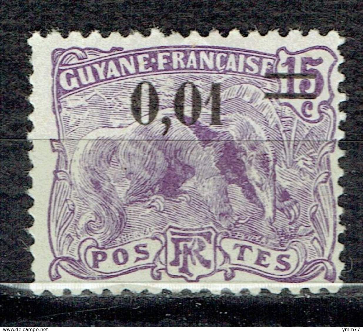 Série Courante Surchargée : Fourmilier - Unused Stamps