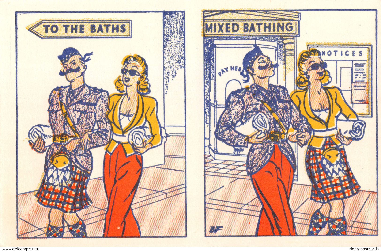 R333795 To The Baths. Mixed Bathing. William Foster - Wereld