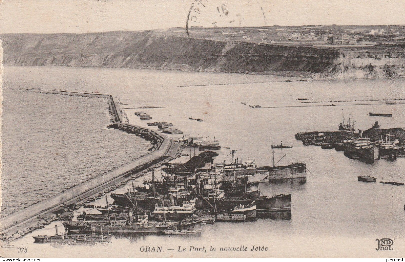 Oran   Le Port Et Nouvelle Jetee   No 375 - Oran