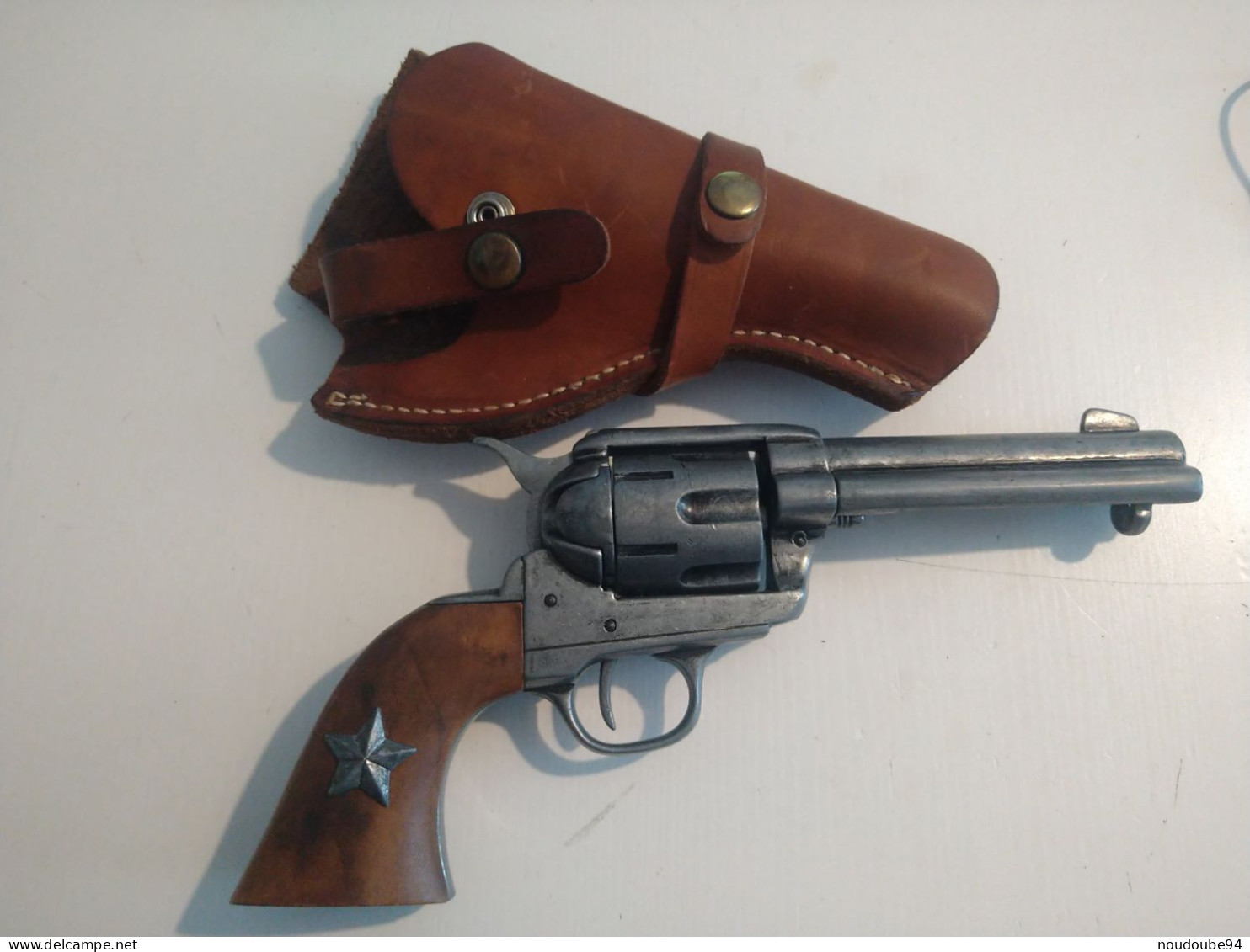 REPLIQUE Revolver 45 Usa 1873 Avec Fourreau Holster - Sammlerwaffen