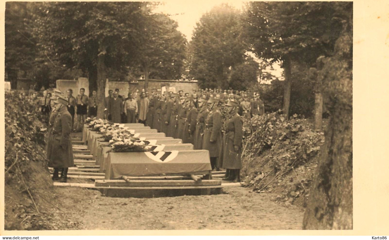 Sarrebourg * RARE Carte Photo * Cercueils Et Enterrement Soldats Allemands Ww1 * Photographe Gärtner Saarburg Loth - Sarrebourg