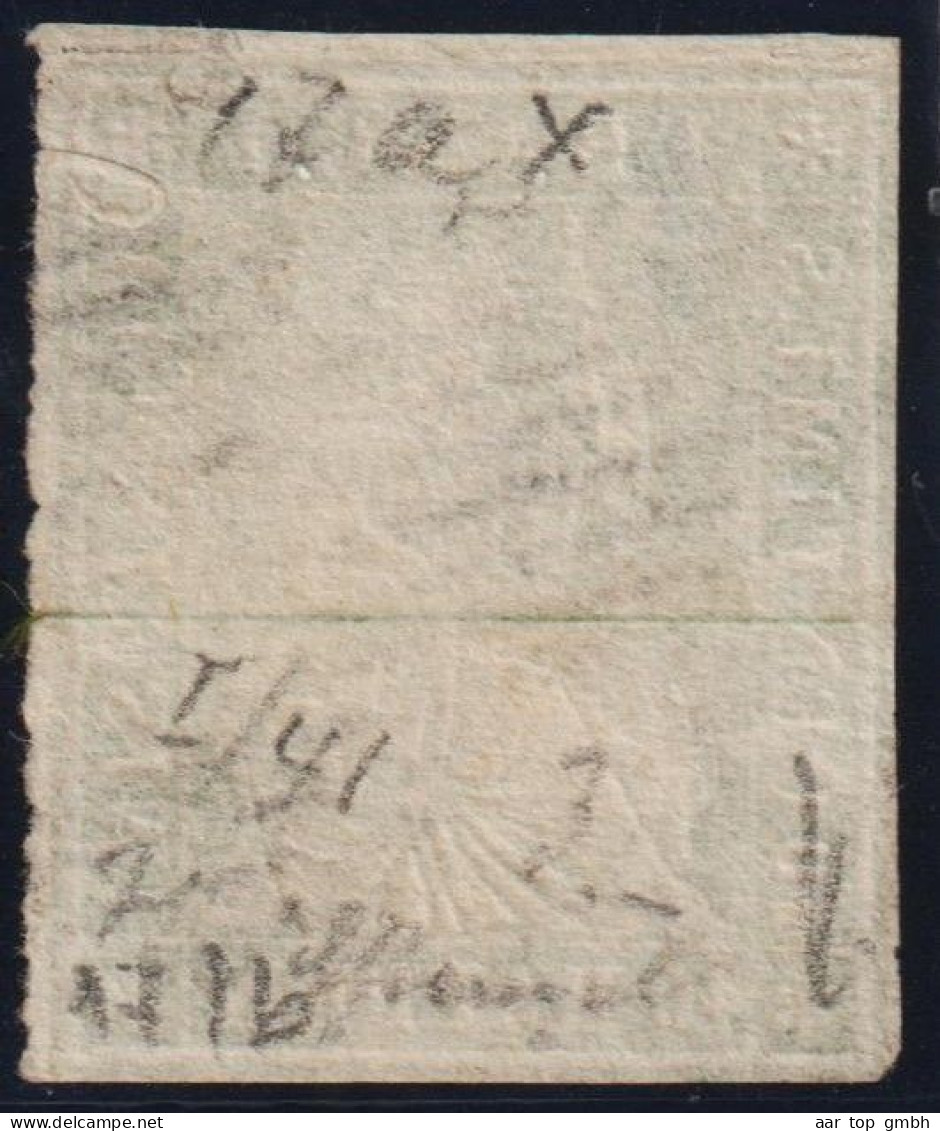 Schweiz Strubel 40 Rp. Zu#26A SHB 26A3 Gepr. Kimmel Unten An Randlinie Geschnitten - Used Stamps