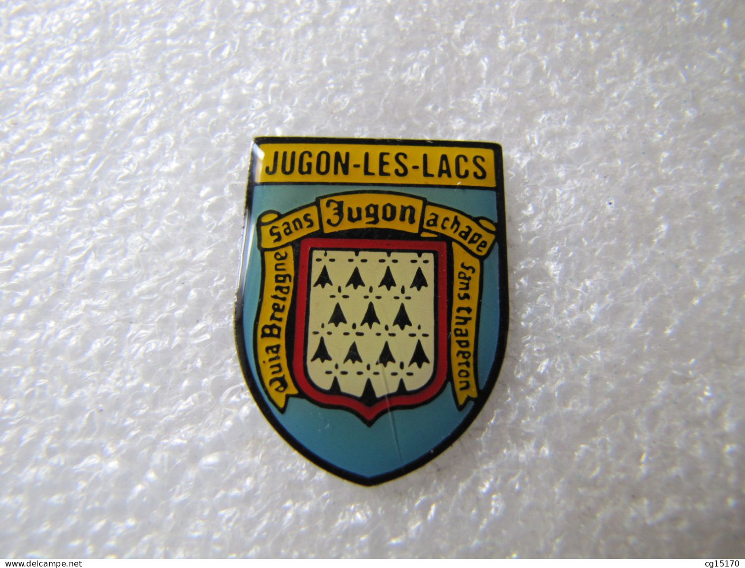 PIN'S    JUGON LES LACS  BLASON - Cities