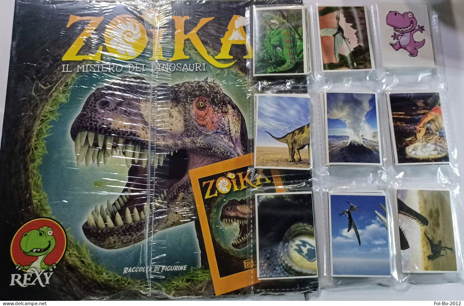 Zoika.dinosauri.album+set Completo Figurine FOL.BO. 2015 No Panini - Other & Unclassified