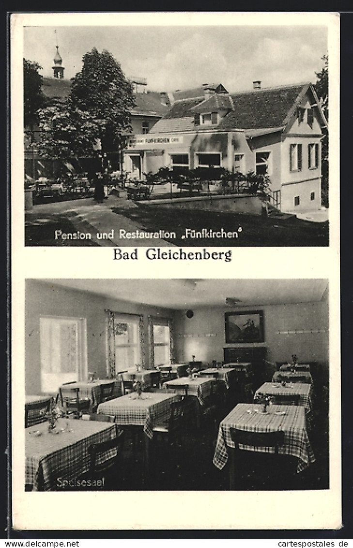 AK Bad Gleichenberg, Pension Und Restaurant Fünfkirchen  - Sonstige & Ohne Zuordnung