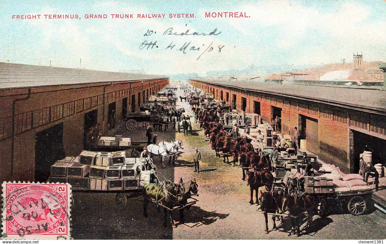 Montreal Freight Terminus Grand Trunk Railway System - Montreal