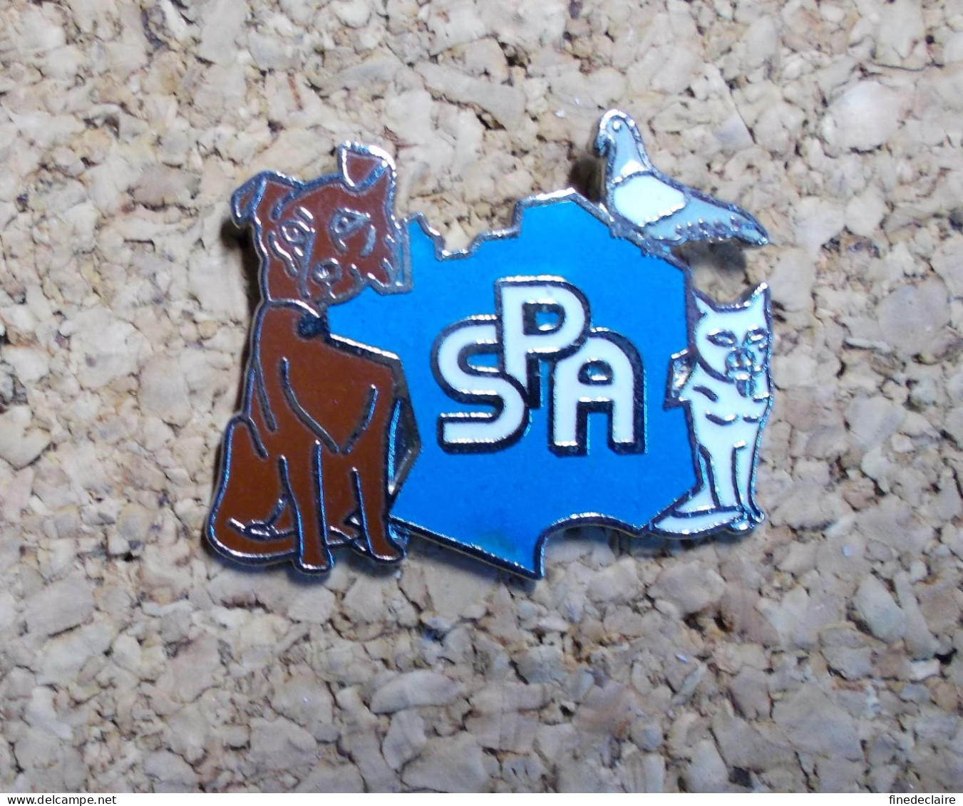 Pin's - S.P.A. Chien, Chat Et Oiseaux - Animals