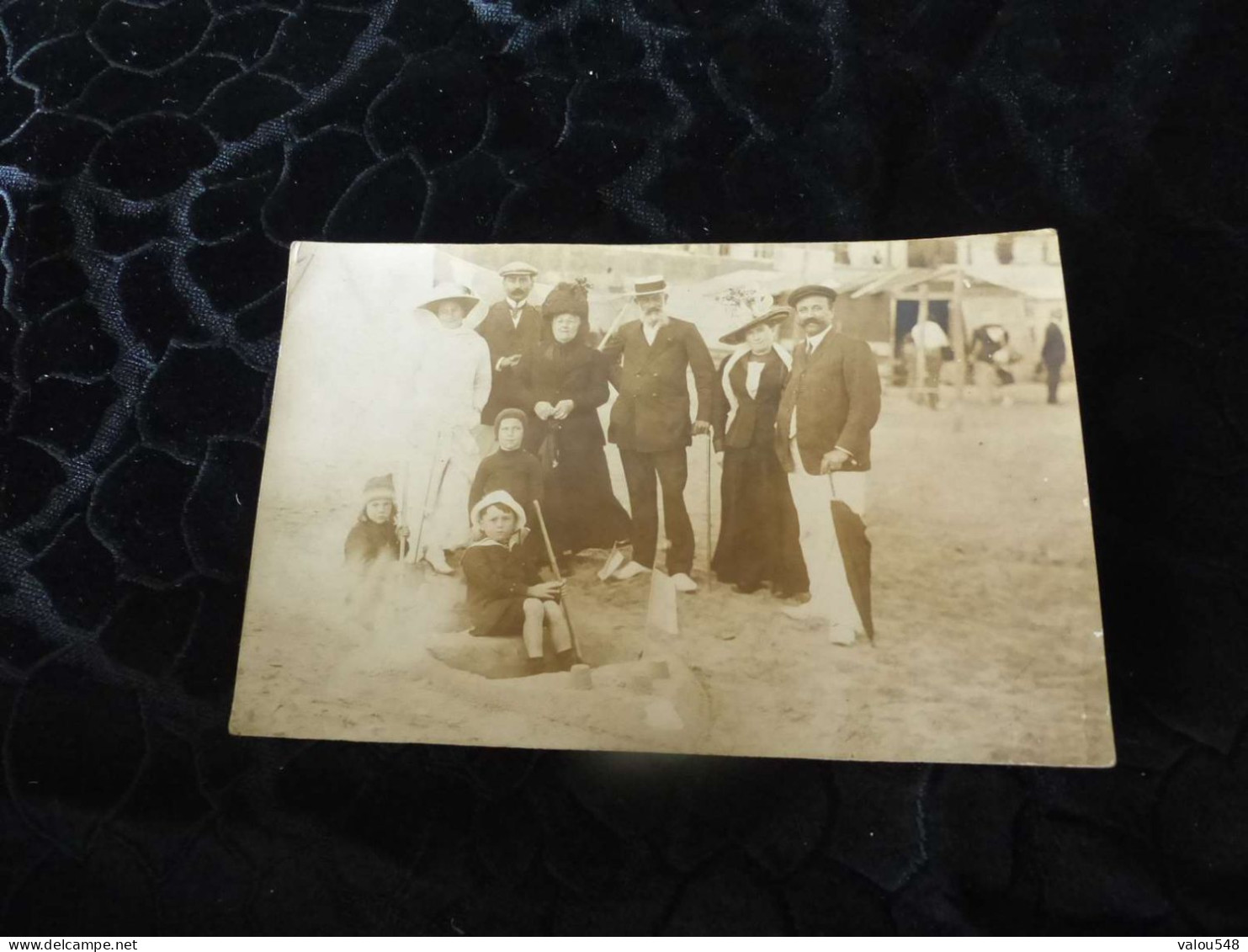 C-62 , Carte-photo , Sur La Plage Des  Sables D'Olonne, 1912 - Sables D'Olonne