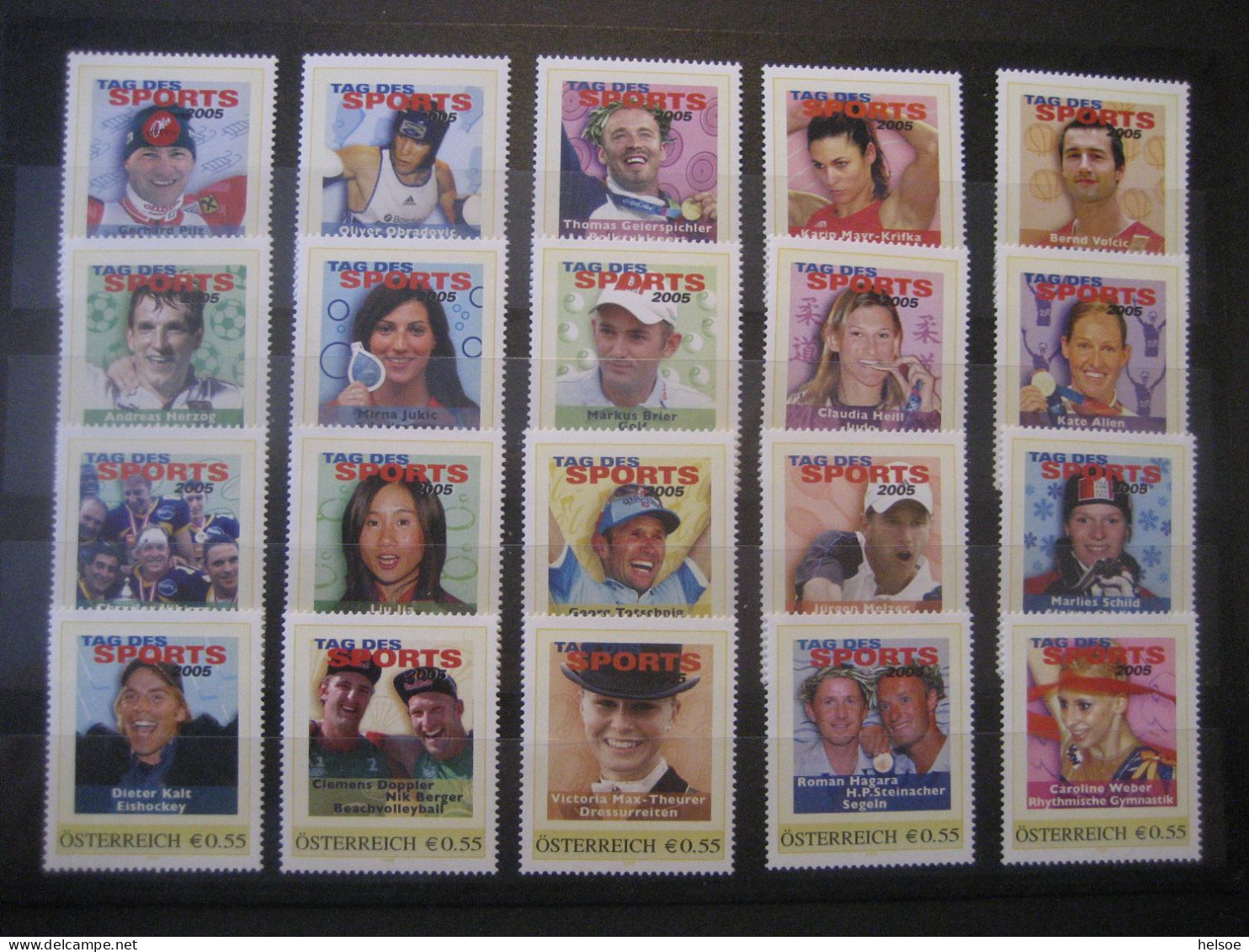 Österreich 2005- PM Satz Tag Des Sports Ungebraucht - Timbres Personnalisés