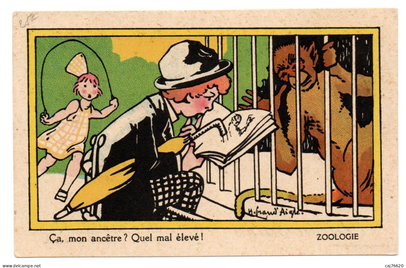 Zoologie , ça , Mon Ancêtre ? Quel Mal élevé !  , Chaussures Raoul , Angers - Visiting Cards
