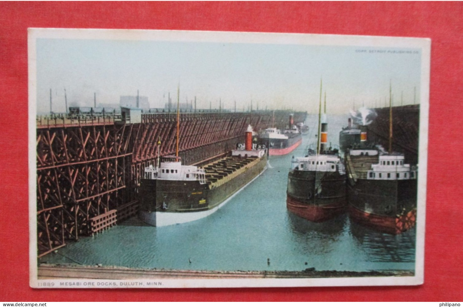 Poe Lock Sault Ste. Marie Michigan  Ref 6409 - Steamers