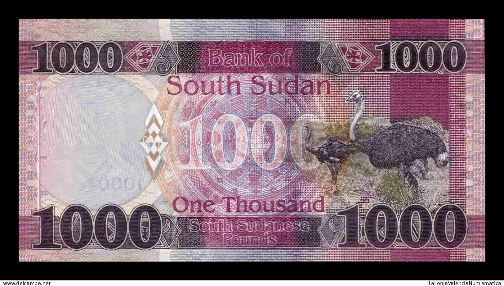 Sudán Del Sur South Sudan 1000 Pounds 2020 Pick 17a Sc Unc - South Sudan