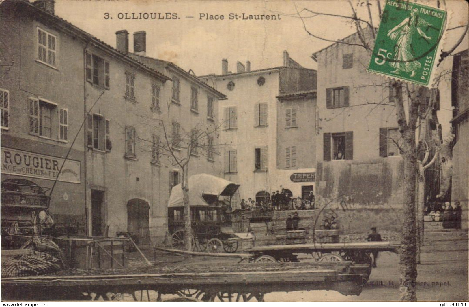 Var, Ollioules, Place St Laurent - Ollioules