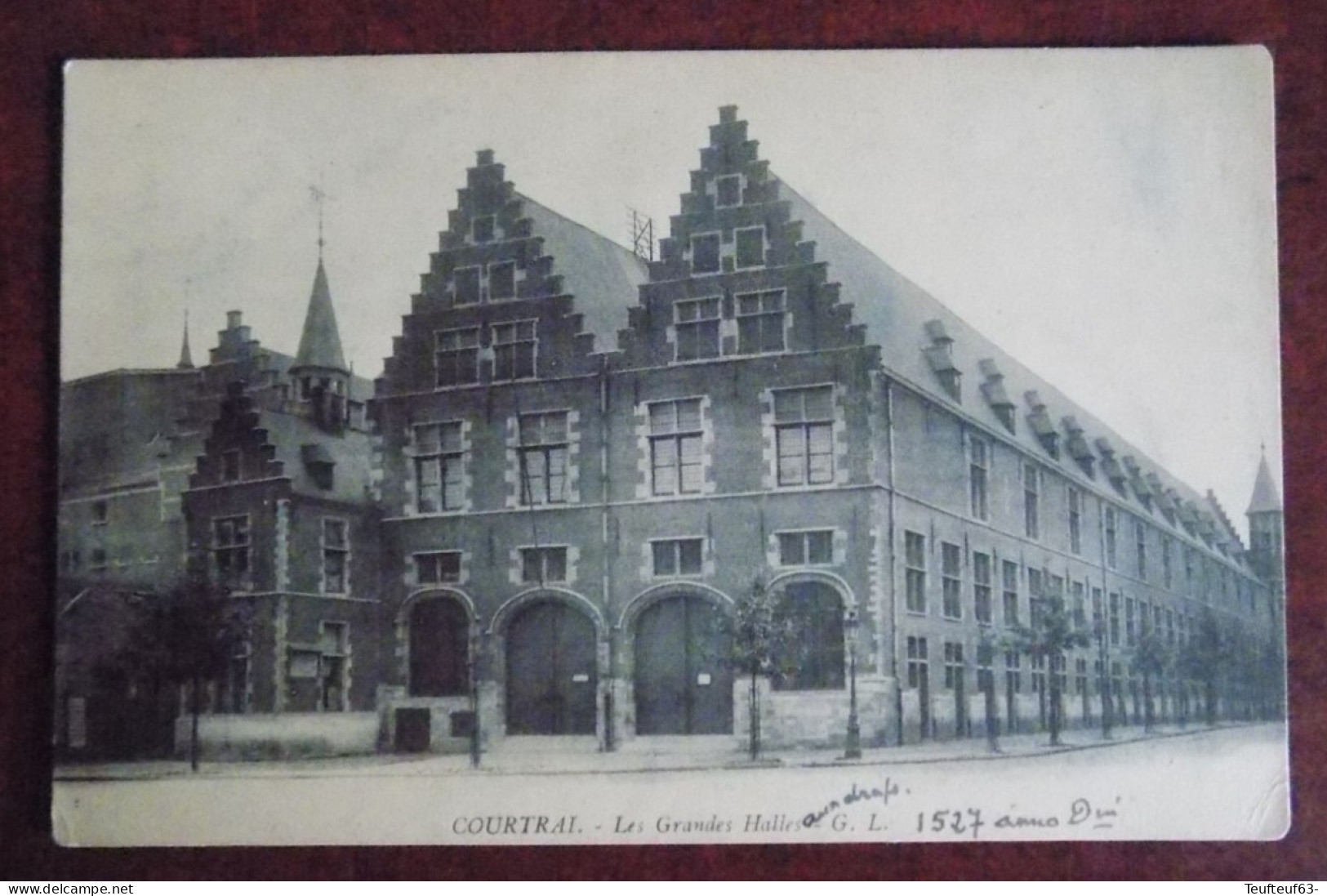 Cpa Courtrai : Les Grandes Halles - G.L. - Kortrijk