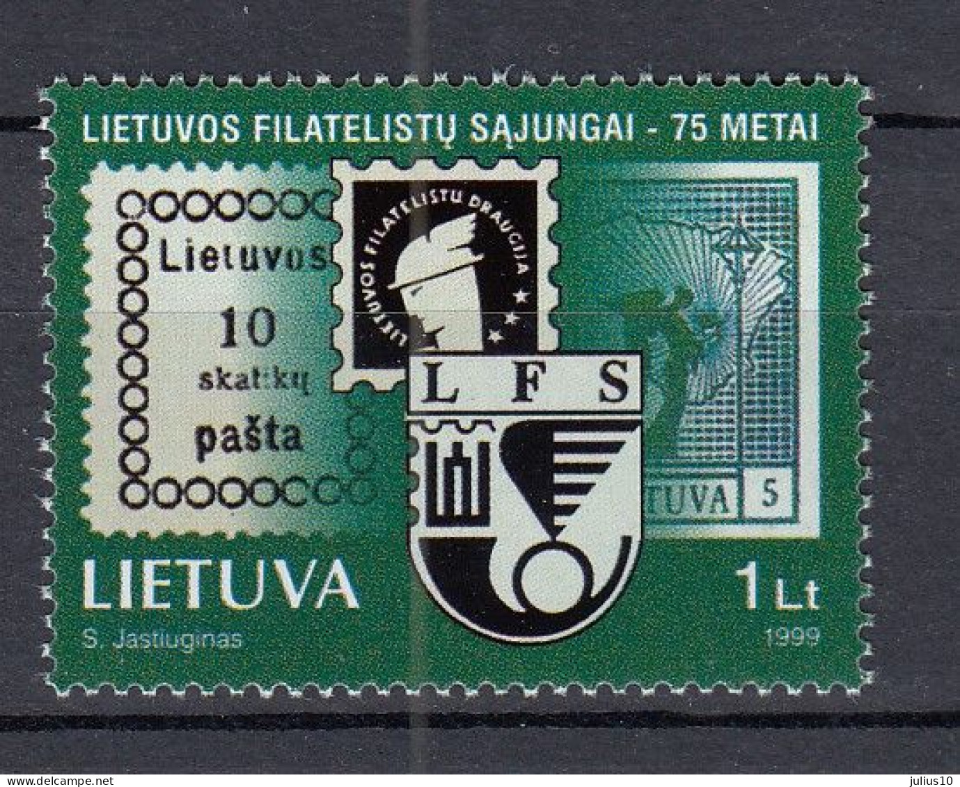 LITHUANIA 1999 Stamps On Stamps MNH(**) Mi 701 #Lt1077 - Lituanie